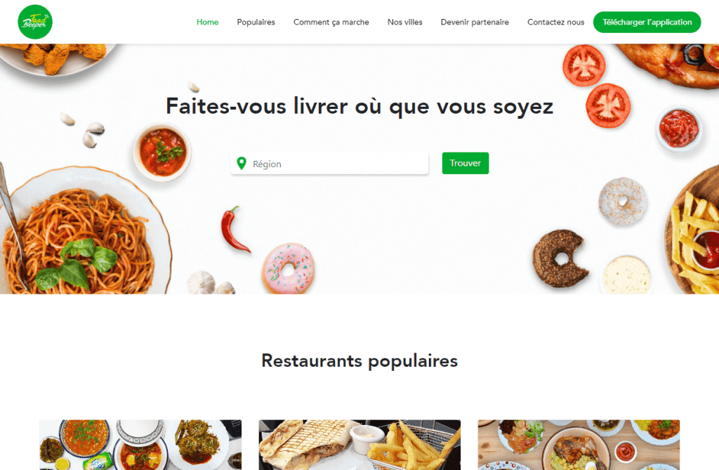 Foodbeeper site web