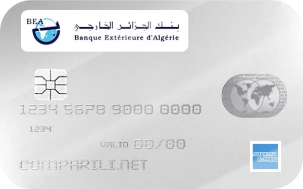 Comparili.net - CB BEA - La Banque Extérieure d'Algérie American Express Platinum Algerie