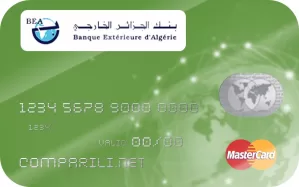 Comparili.net - CB BEA - La Banque Extérieure d'Algérie Mastercard Prépayée Algerie