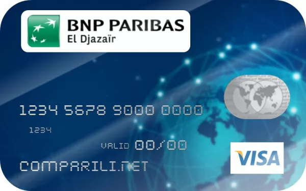 Comparili.net - CB BNP - Paribas El Djazaïr Visa Classique Algerie