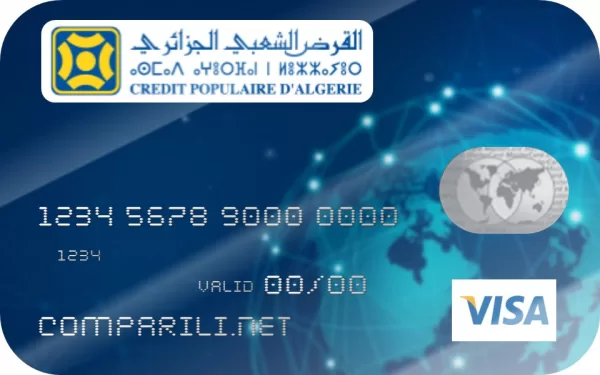Comparili.net - CB CPA - Le Crédit Populaire d’Algérie Visa Classic Algerie